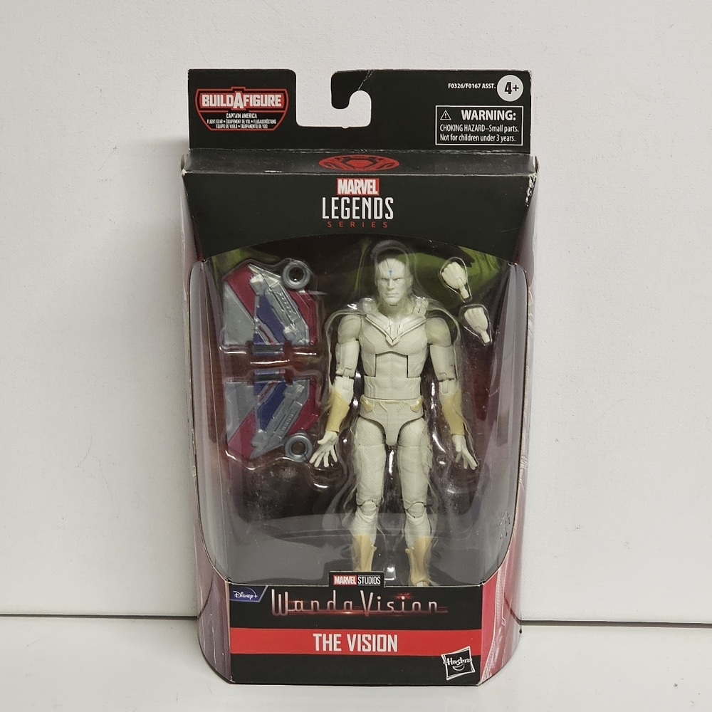 Marvel Legends White Vision - WandaVision - SEALED with Captain America Wing BAF
